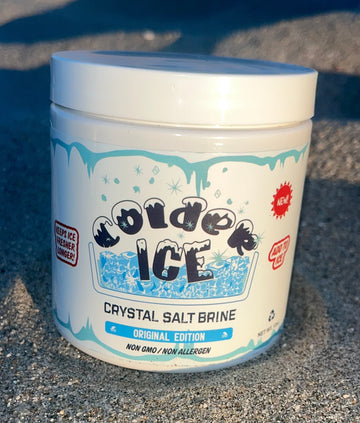Colder Ice Original Edition 12oz Brine, Ice Additive for Coolers, Bags, Boats, Fishing, Camping, Traveling, Party, Lake